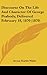 Discourse on the Life and Character of George Peabody, Delivered February 18, 1870 (1870)