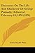 Discourse On The Life And Character Of George Peabody, Delivered February 18, 1870 (1870)