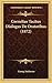 Cornelius Tacitus Dialogus De Oratoribus (1872) (German Edition)