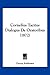 Cornelius Tacitus Dialogus De Oratoribus (1872) (German Edition)
