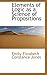 Elements of Logic As a Science of Propositions