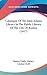 Catalogue Of The John Adams Library In The Public Library Of The City Of Boston (1917)