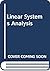 Linear Systems Analysis