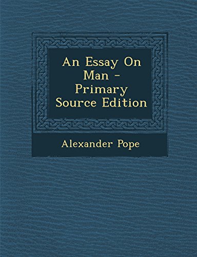An Essay On Man