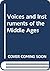 Voices and Instruments of the Middle Ages