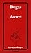 Lettres