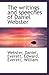 The writings and speeches of Daniel Webster