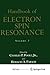 Handbook of Electron Spin Resonance: Volume 2