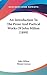 An Introduction To The Prose And Poetical Works Of John Milton (1899)