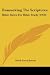 Ransacking The Scriptures: Bible Rules For Bible Study (1920)