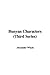 Bunyan Characters: Third Series