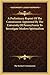 A Preliminary Report Of The Commission Appointed By The University Of Pennsylvania To Investigate Modern Spiritualism