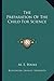 The Preparation Of The Child For Science