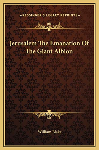 Jerusalem The Emanation Of The Giant Albion