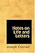 Notes on Life and Letters