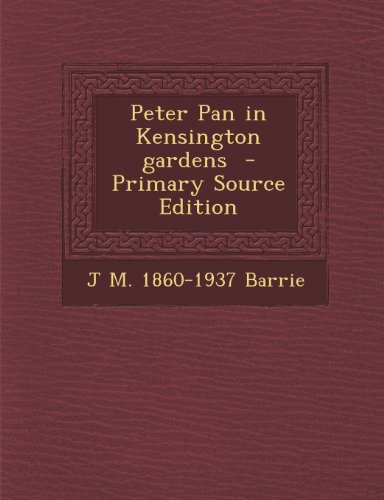 Peter Pan in Kensington gardens