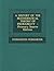A History of the Mathematical Theory of Probability - Primary Source Edition