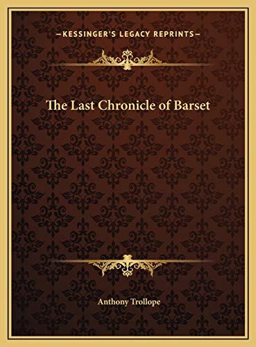 The Last Chronicle of Barset