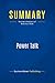 Summary: Power Talk: Review and Analysis of McGinty's Book