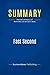 Summary: Fast Second: Review and Analysis of Markrides and Geroski's Book