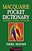 The Pocket Macquarie Dictionary (Macquarie Series)