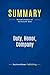 Summary: Duty, Honor, Company: Review and Analysis of the Dorlands' Book