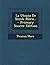 La Utopia de Tomas Moro...