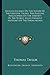 Ocellus Lucanus On The Nature Of The Universe; Taurus, The Platonic Philosopher On The Eternity Of The World; Julius Firmicus Maternus Of The Thema Mundi