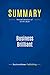 Summary: Business Brilliant: Review and Analysis of Schiff's Book