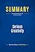Summary: Serious Creativity: Review and Analysis of de Bono's Book