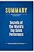 Summary: Secrets of the World's Top Sales Performers: Review and Analysis of Harvey's Book