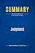 Summary: Judgment: Review and Analysis of Tichy and Bennis' Book