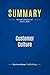 Summary: Customer Culture: Review and Analysis of Basch's Book