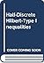 Half-discrete Hilbert-type Inequalities