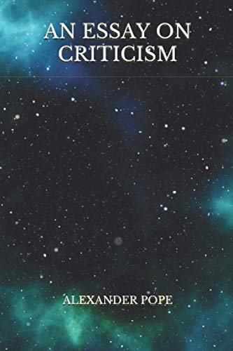 An Essay On Criticism
