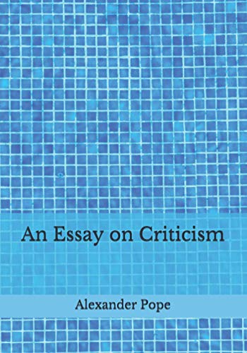 An Essay on Criticism