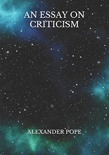 An Essay On Criticism