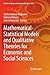 Mathematical-Statistical Models and Qualitative Theories for Economic and Social Sciences (Studies in Systems, Decision and Control, 104)