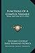 Functions Of A Complex Variable: Being Part One Of V1 (1916)