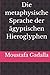 Die metaphysische Sprache der ägyptischen Hieroglyphen (German Edition)
