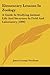 Elementary Lessons In Zoology: A Guide In Studying Animal Life And Structure In Field And Laboratory (1896)