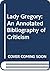 Lady Gregory : An Annotated Bibliography of Criticism