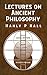 Lectures on Ancient Philosophy HARDCOVER