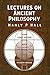 Lectures on Ancient Philosophy