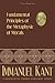 Fundamental Principles of the Metaphysic of Morals