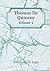 Thomas De Quincey Volume 2