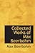 Collected Works of Max Beerbohm