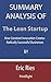 Summary Analysis Of The Lean Startup: How Constant Innovation Creates Radically Successful Businesses By Eric Ries