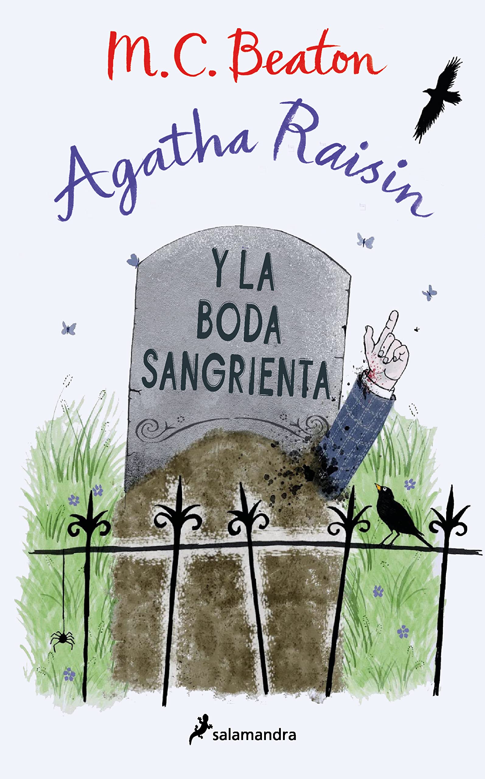 Portada de Agatha Raisin y la boda sangrienta, de M.C. Beaton