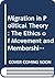 Migration in Political Theory